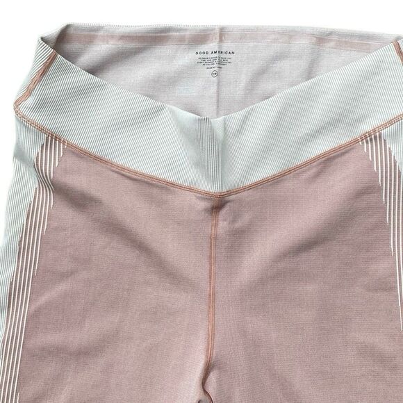 GOOD AMERICAN Performance Leggings Dusty Rose 7/8 Length Size 7/8 Plus XXXL - Picture 4 of 9